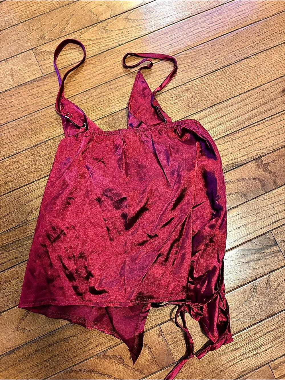 SHEIN Red Abstract Cami Size Medium